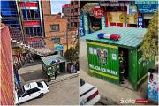 Policía traslada caseta policial y refuerzan seguridad en la ciudad de El Alto