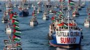 Israel detiene a unos 175 activistas tras abordar la flotilla en aguas internacionales en el Mediterráneo