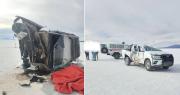 Accidente: siete heridos tras colisión entre dos vehículos en el Salar de Uyuni