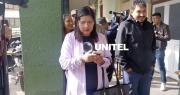 Diputada de Libre declara en la Felcc en calidad de denunciante por la calidad de la gasolina