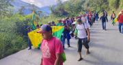 Marcha indígena cumple 23 días este viernes tras llegar a Yolosita, en rechazo a la ley de conversión de tierras
