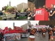 Chilenos marchan por más salarios y contra políticas de ajuste