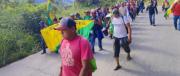 Marcha indígena cumplió 23 días