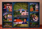Retablo Gertrudis Medeiros Heroína de la Independencia Argentina Opus 1104