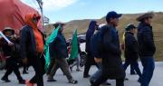 Marcha de indígenas llega cerca de La Paz tras 24 días de caminata contra ley de tierras