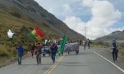 Enfermos, agotados y en medio de un frío glacial, marcha indígena llegó a La Paz