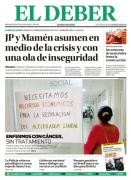Portadas de los periódicos de Bolivia del lunes 4 de mayo del 2026