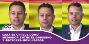 Lara se ofrece como mediador entre el Gobierno y sectores movilizados