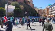 Marcha de campesinos de Beni y Pando ingresa a la ciudad de La Paz por la abrogación de la ley 1720