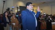 Roca asume en El Alto con la promesa de “establecer autoridad” y “poner orden”
