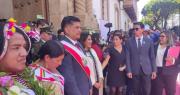 Luis Ayllón asume en la Gobernación de Chuquisaca y Fátima Tardío en la Alcaldía de Sucre
