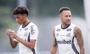 Neymar y Robinho Jr. en el centro de la polémica en Santos