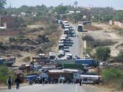 Conozca los puntos de bloqueos establecidos por el Transporte para el martes