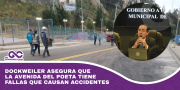 Dockweiler asegura que la Avenida del Poeta tiene fallas que causan accidentes
