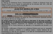 Fijan juicio a Evo por trata, la pena máxima es de 20 años