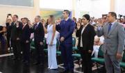 JP Velasco posesiona su gabinete: Germán Antelo dirigirá el área de Salud