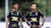 Neymar y Robinho Jr. hacen las paces tras el conflicto en Santos