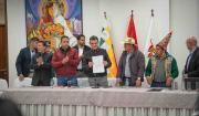 Rodrigo Paz y campesinos pactan acciones para derogar la Ley 1720 de conversión de tierras