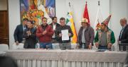 Tras diálogo, Rodrigo Paz y campesinos acuerdan gestionar la abrogación de la Ley 1720 de conversión de tierras