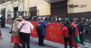 Maestros marcharon frente al Ministerio de Trabajo tras arresto de dirigentes de la COB