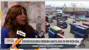 Bloqueos golpean al sector exportador: pérdidas alcanzan hasta $us 15 millones por día