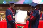Paz recibe el título de Doctor Honoris Causa de la UPEA