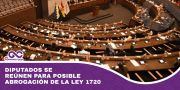 Diputados se reúnen para posible abrogación de la Ley 1720