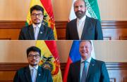 Canciller se reunió con embajadores de Irán y Rusia para hablar de no injerencia y respeto mutuo