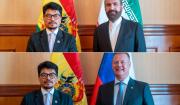 Canciller se reunió con embajadores de Irán y Rusia para hablar de no injerencia y respeto mutuo