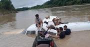 Avioneta cae a un río en Brasil y los siete ocupantes sobreviven