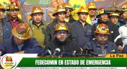 Cooperativistas mineros de La Paz dan 48 horas al Gobierno para atender sus demandas