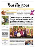 Portadas de los periódicos de Bolivia del viernes 8 de mayo del 2026