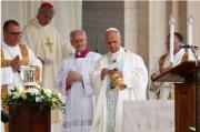 León XIV celebró su primer año de pontificado rezando por la paz