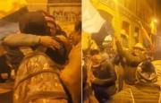 Indígenas de la marcha celebran abrogación de la Ley 1720 en Diputados