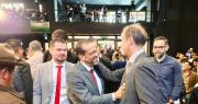Tuto y Camacho, el saludo y la coincidencia en plantear la reforma de la Constitución