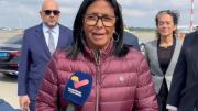 Delcy Rodríguez se alista para audiencia de CIJ