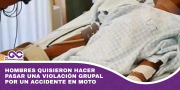 Hombres quisieron hacer pasar una violación grupal por un accidente en moto