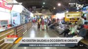 Por bloqueos, Cochabamba mantiene viajes suspendidos al oriente y occidente