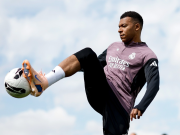 Mbappé se entrenó mientras el resto del plantel tuvo descanso