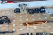 Policía secuestra arsenal en una quinta y aprehenden a cinco personas vinculadas a la organización de Marset