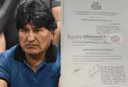 JUSTICIA DECLARA REBELDE A EVO MORALES Y ORDENA SU APREHENSIÓN