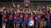 Barcelona vence al Real Madrid 2 a 0 y se corona campeón