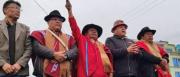 COB, ponchos rojos y un senador firman pacto para mantener protestas “hasta que renuncie el presidente Paz”