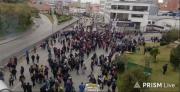 La COB bloquea la principal vía de conexión entre El Alto y La Paz