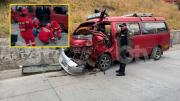 Dos accidentes se producen en minutos en la autopista La Paz-El Alto dejando varios heridos