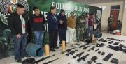 Los asprehendidos en la quinta “La Odisea” fueron presentados