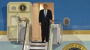 Donald Trump llega a Pekín para su segunda visita a China desde 2017