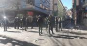 Arrestan a dos personas en enfrentamientos entre la Policía y mineros cooperativistas en La Paz