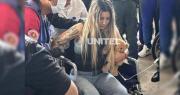 Video: Hermana de Marset ingresa al hospital abrazando un peluche y en silla de ruedas