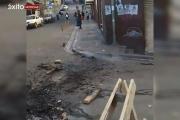 Comerciantes fueron los más afectados tras enfrentamientos entre mineros y Policía